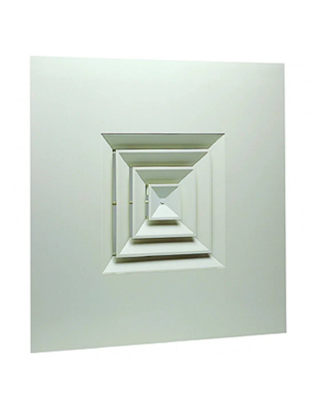 Diffuseur fixe et plenum pour dalle plafond 600x600 acier blanc SF704R TP D315 ALDES 11051089