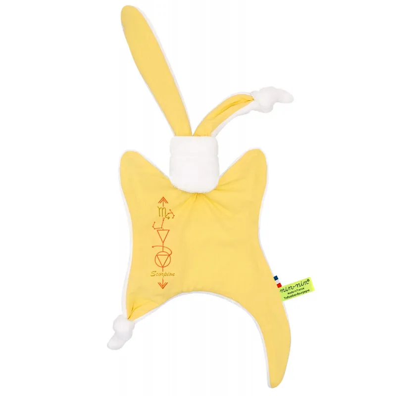 DOUDOU JAUNE LE SCORPION