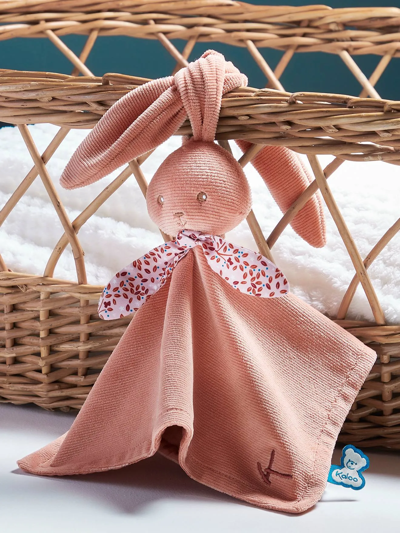 Doudou lapin 30 cm - KALOO orange - Kaloo