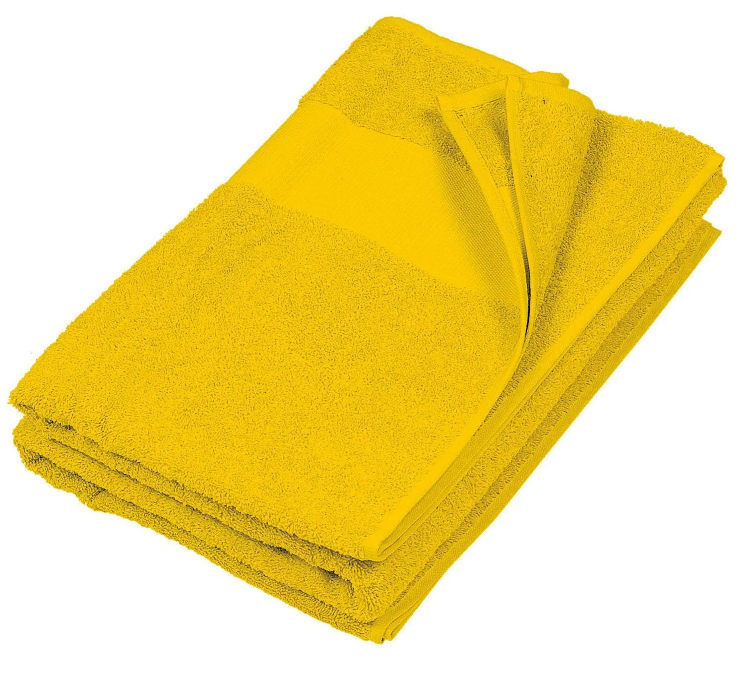 Drap de bain 100 x 150 cm  - K111 - jaune 