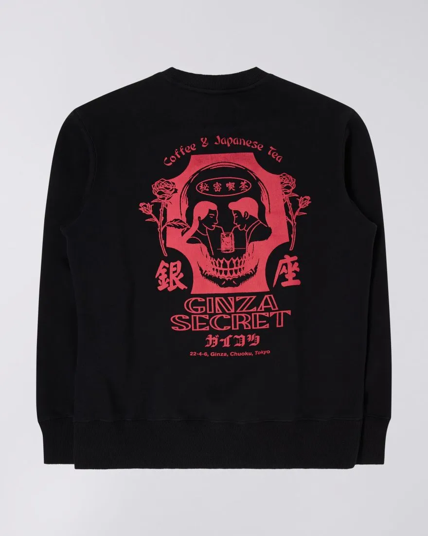 Edwin - Ginza Secret Sweat Crewneck - Black