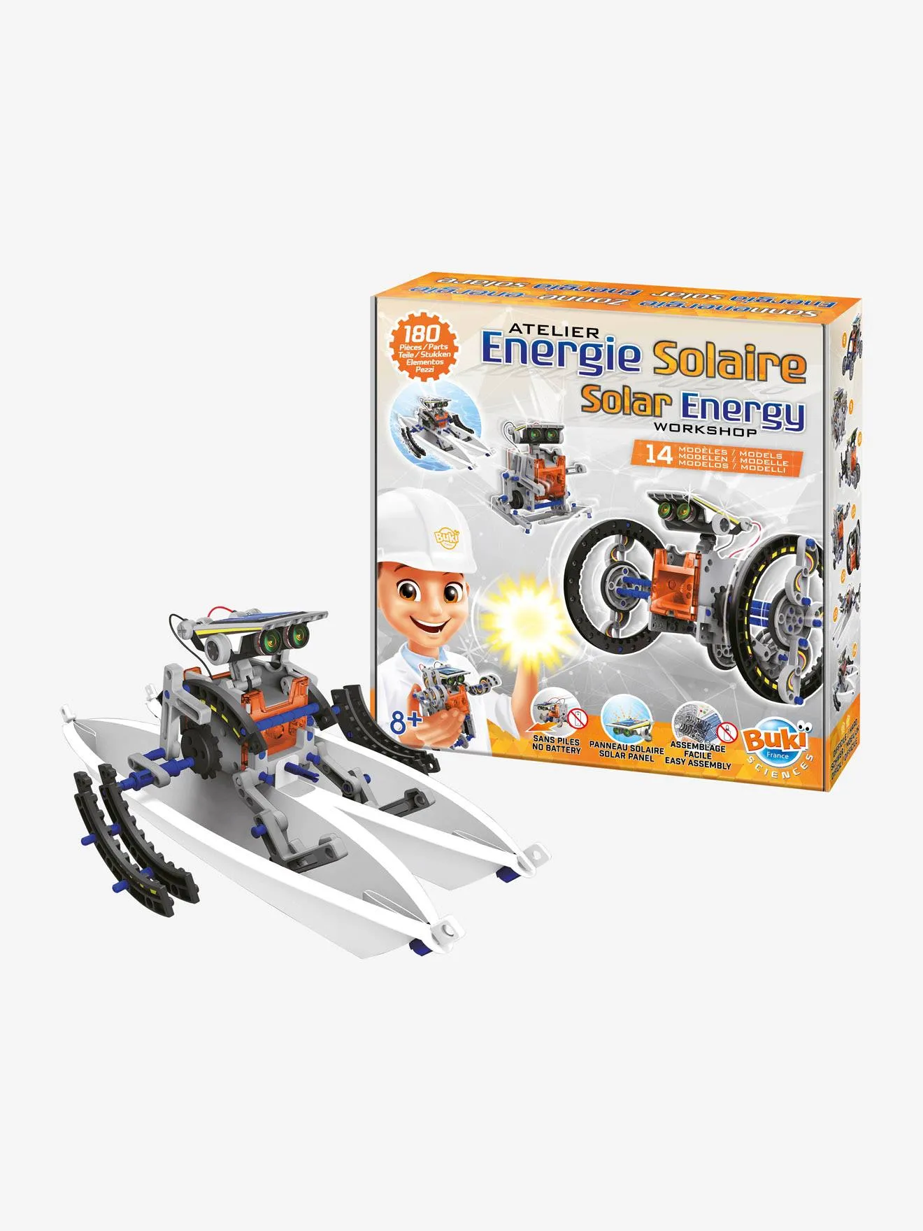 Energie solaire - 14 en 1 BUKI orange - Buki