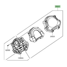 Ensemble bloc compteur Kawasaki Z900 (2017-2019) | Moto Shop 35