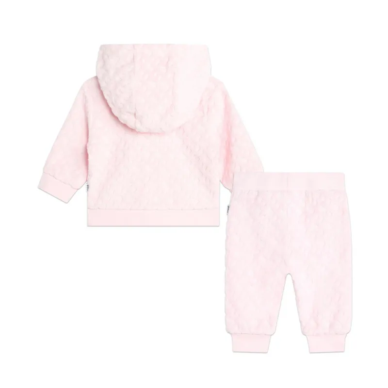 ENSEMBLE DE JOGGING MONOGRAMME ROSE BOSS POUR BÉBÉ