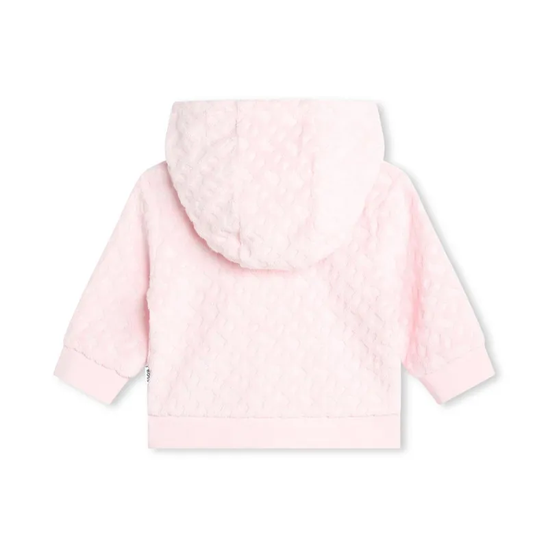 ENSEMBLE DE JOGGING MONOGRAMME ROSE BOSS POUR BÉBÉ