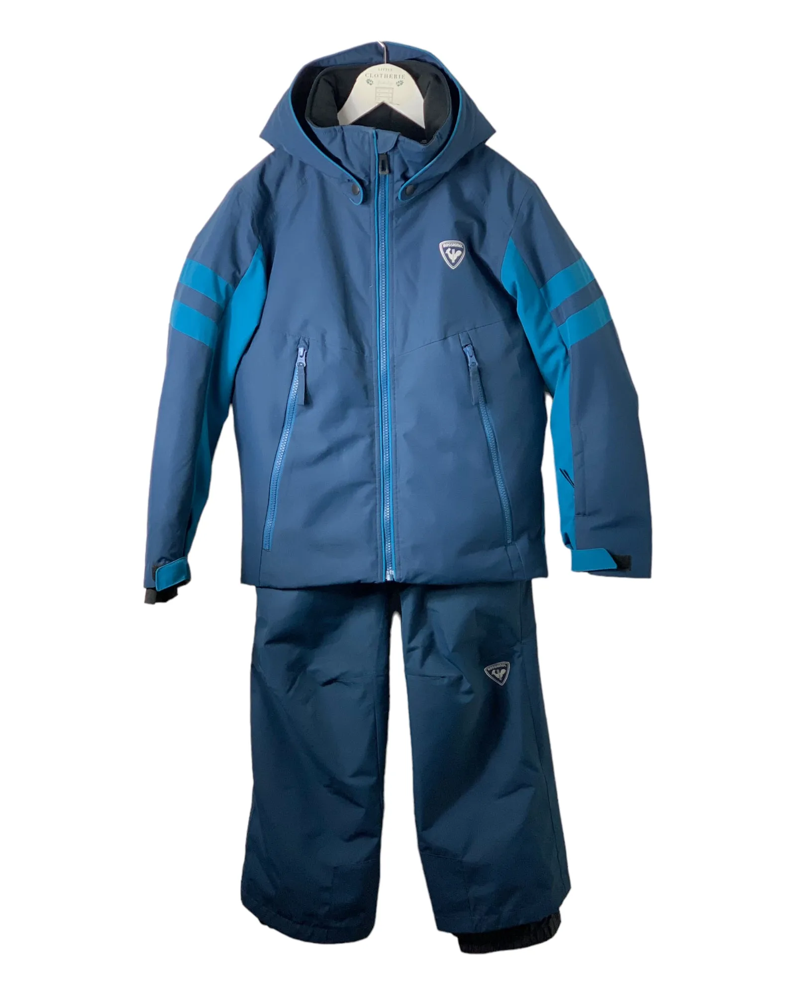 Ensemble ski Rossignol bleu 10 ans