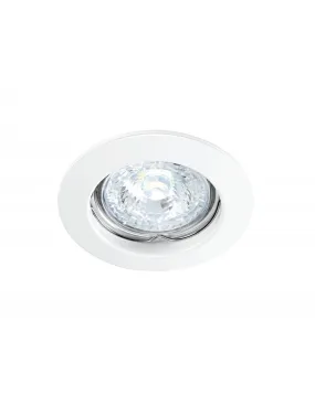 FIXO Enc.GU5,3 IP20 rond fixe blanc lpe LED 6W 4000K 480lm ARIC 51134