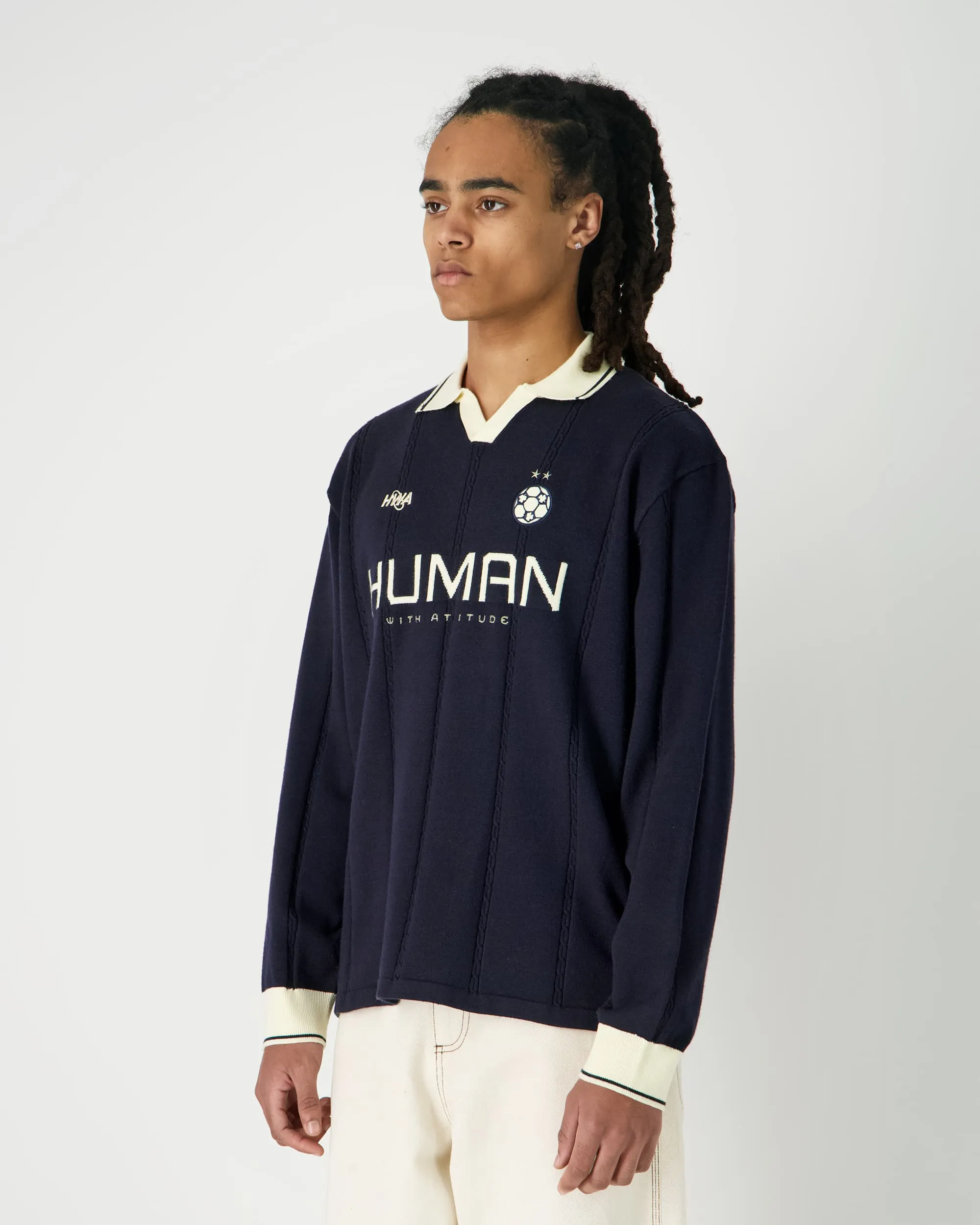 Football Knit - Bleu Marine