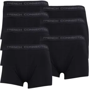 French Connection Boxer Sept Pack Homme Noir