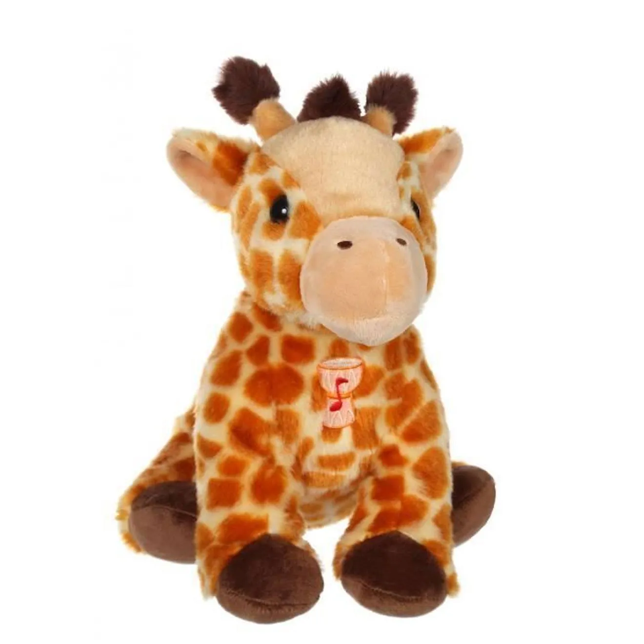 Gipsy Toys - Savanoos Sonore - Girafe - 15 cm - Marron & Orange marron - Gipsy Toys