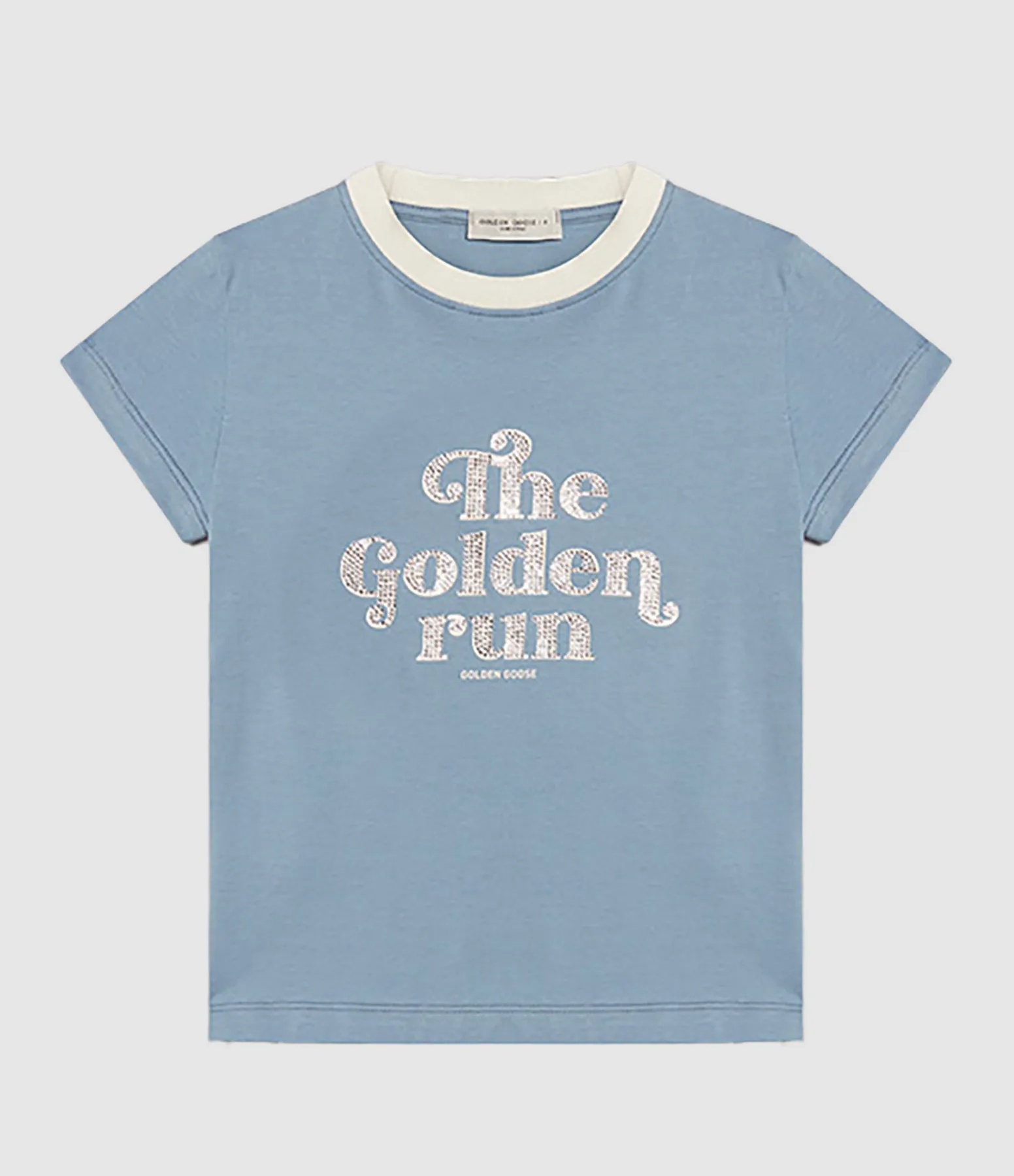 GOLDEN GOOSE Partager  Tee-Shirt Enfant Journey Bleu  