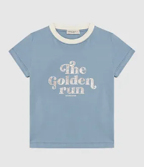 GOLDEN GOOSE Partager  Tee-Shirt Enfant Journey Bleu  