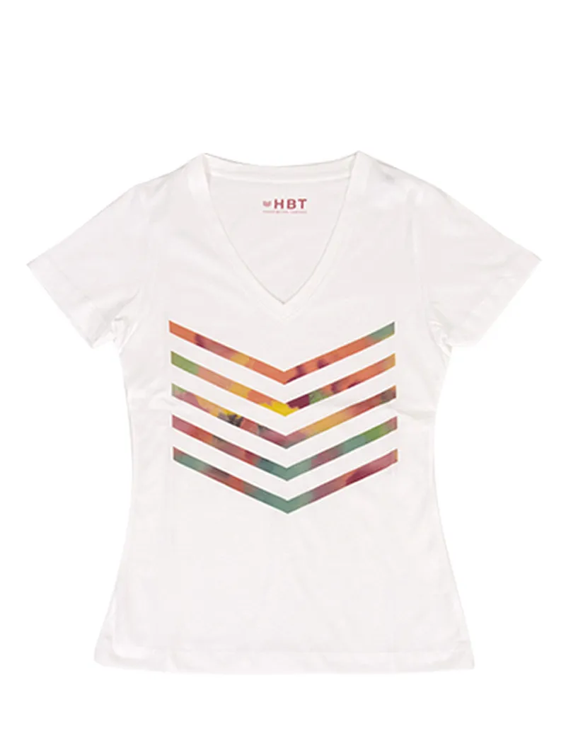 HBT - BASICS ESSENTIELS | Hailey Top Coton Blanc Tie&Dye