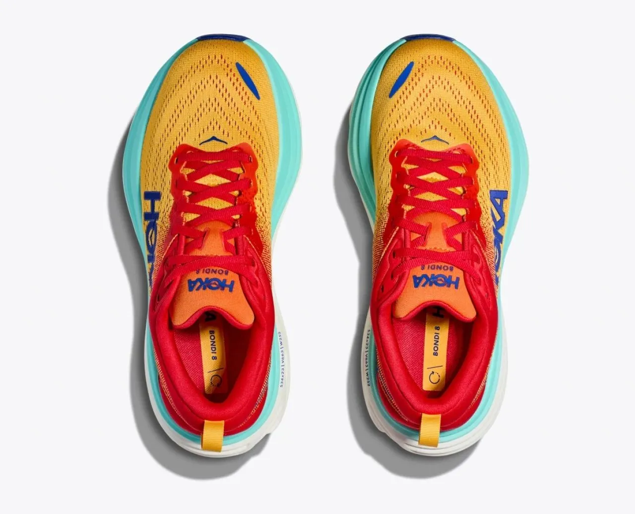 HOKA BONDI 8 CERISE ET CLOUDLESS Chaussures de running