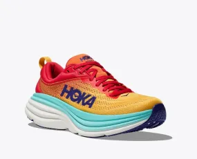 HOKA BONDI 8 CERISE ET CLOUDLESS Chaussures de running