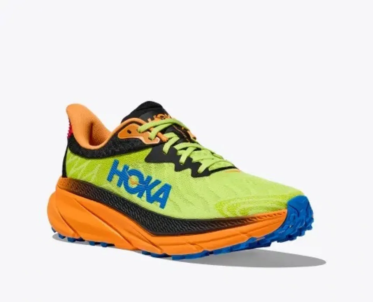 HOKA CHALLENGER ATR  7 BLACK ET LETTUCE Chaussures de Trail