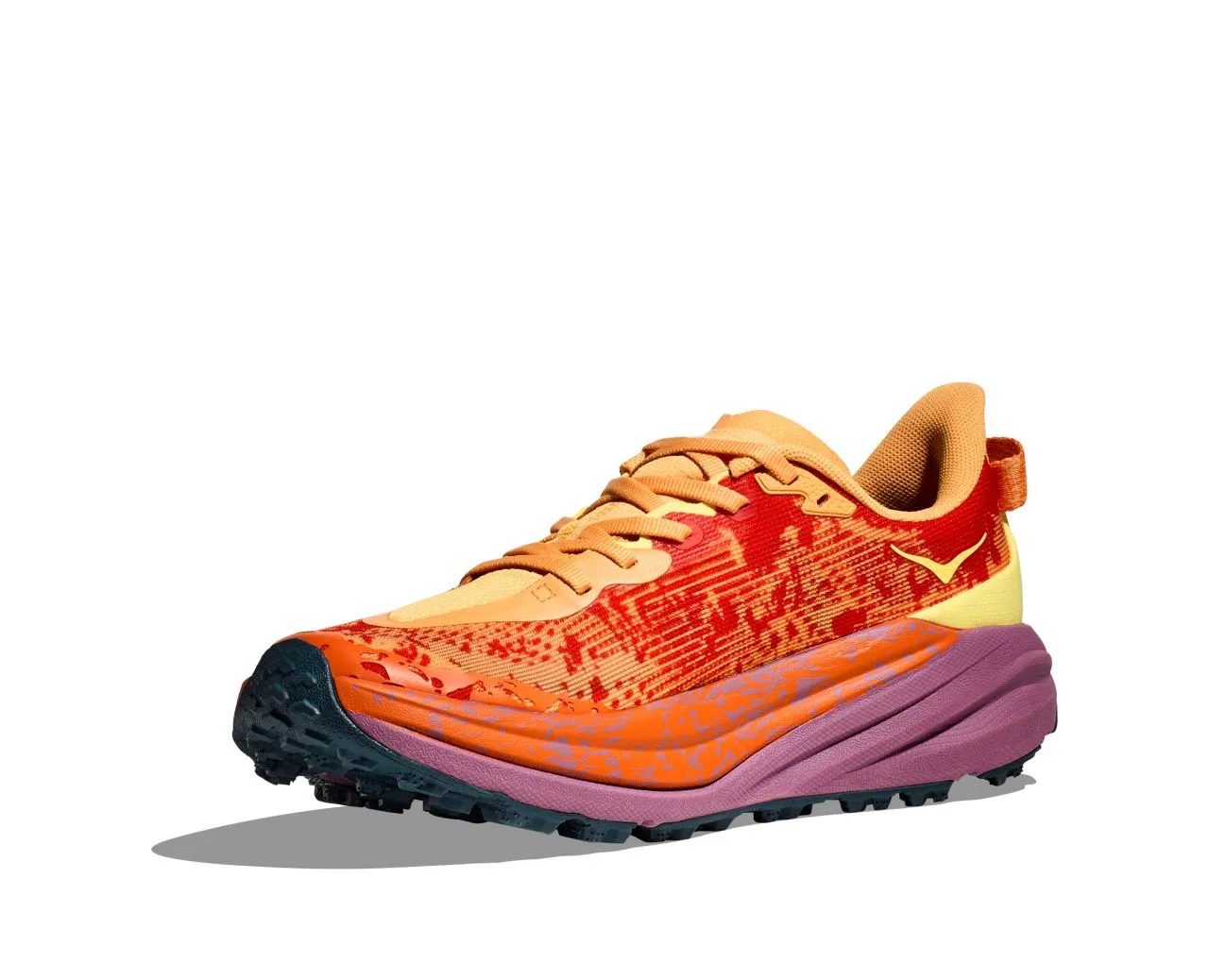 HOKA SPEEDGOAT 6 SHERBET ET BEET ROOT Chaussures de trail