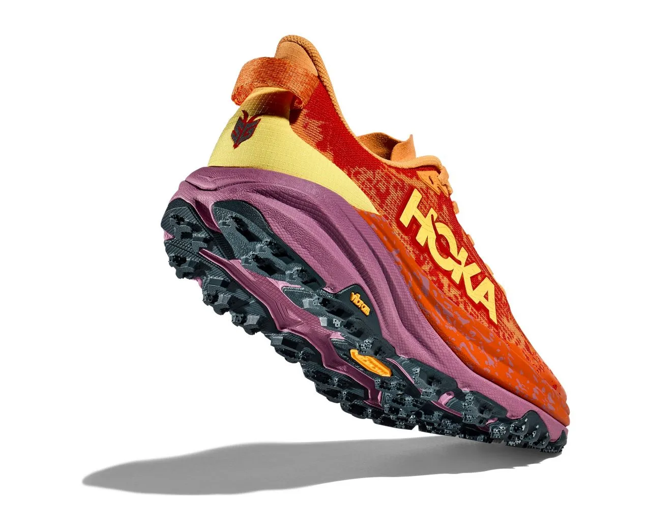 HOKA SPEEDGOAT 6 SHERBET ET BEET ROOT Chaussures de trail