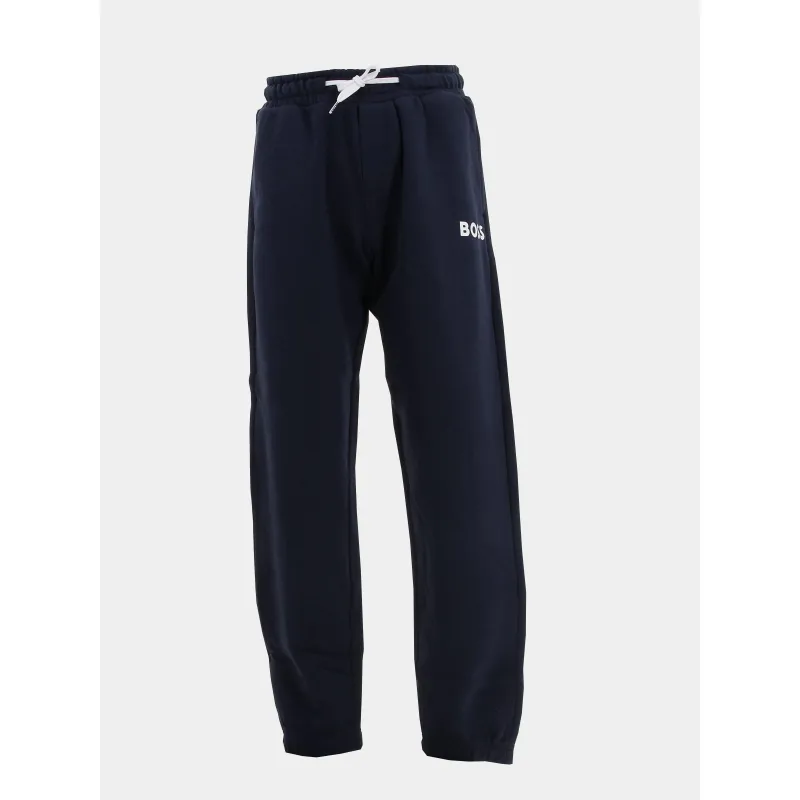 Jogging bicolore cat noir bleu marine garçon - Puma | wimod