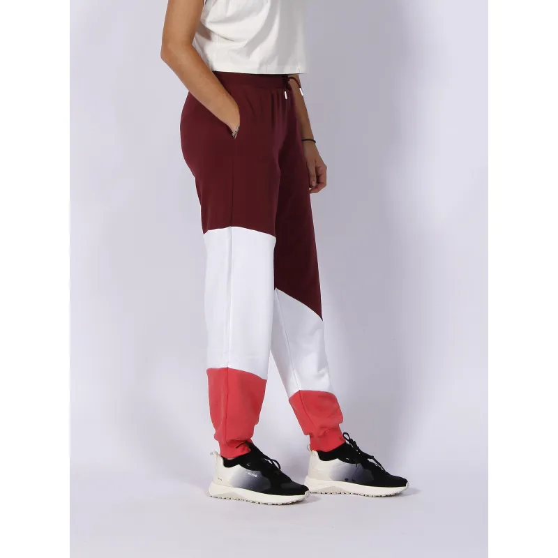 Jogging colorblock cat bordeaux enfant - Puma | wimod