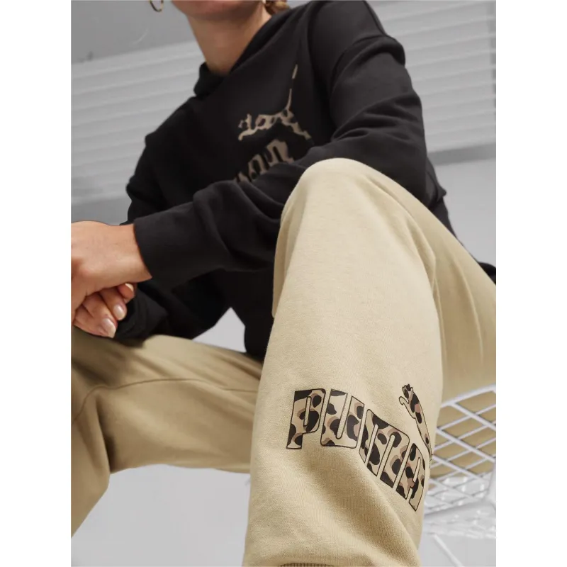 Jogging essential animal beige femme - Puma | wimod