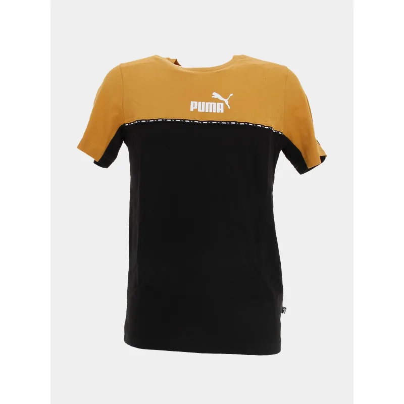 Jogging essential noir/orange homme - Puma | wimod