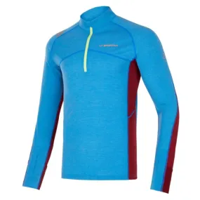 LA SPORTIVA SWIFT LONG SLEEVE M ELECRIC BLUE ET SANGRIA Seconde couche