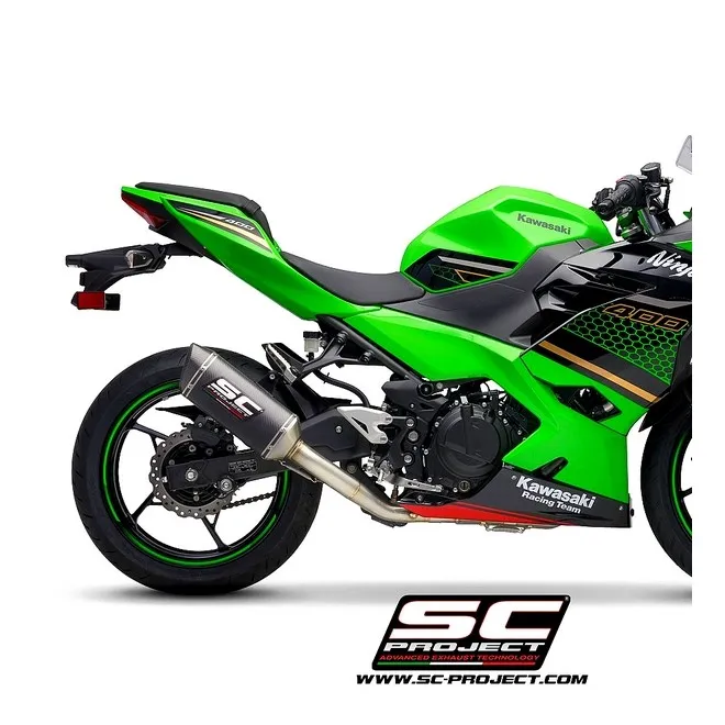 Ligne complète SC Project SC1-M Carbone Kawasaki Ninja 400 (2018-2020) | Moto Shop 35