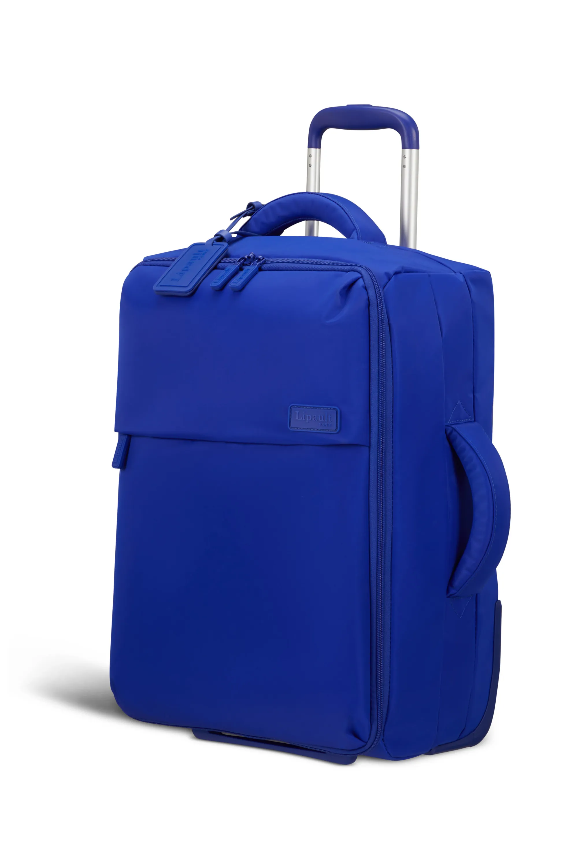 LIPAULT PARIS  Foldable plume valise 2 roues taille s - Bleu