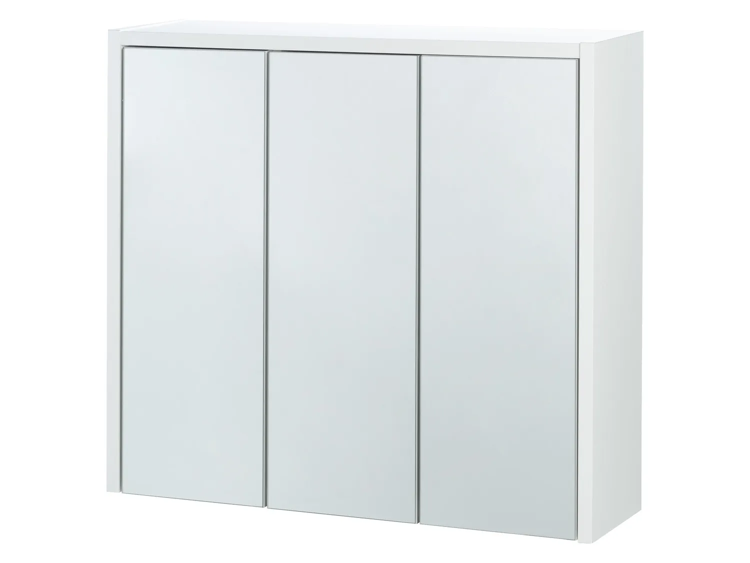 LIVARNO home Armoire de toilette miroir, 65 x 60 x 17 cm, blanc