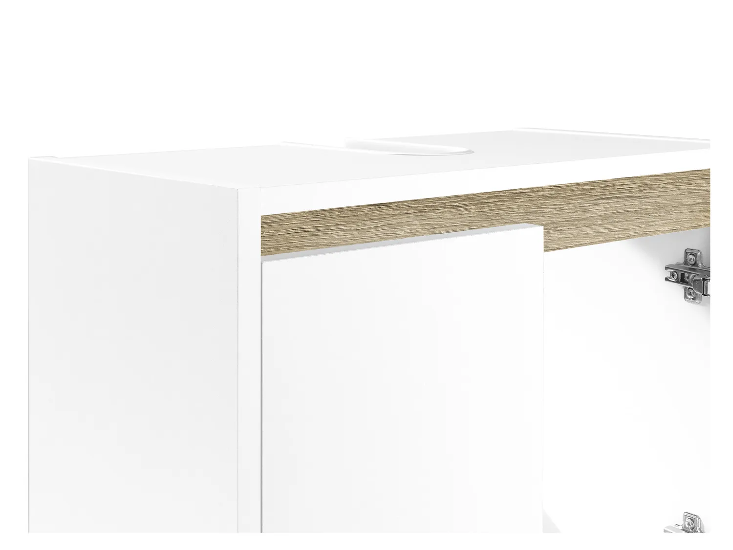 LIVARNO home Meuble sous-vasque Oslo, 60 x 55 x 28 cm, blanc