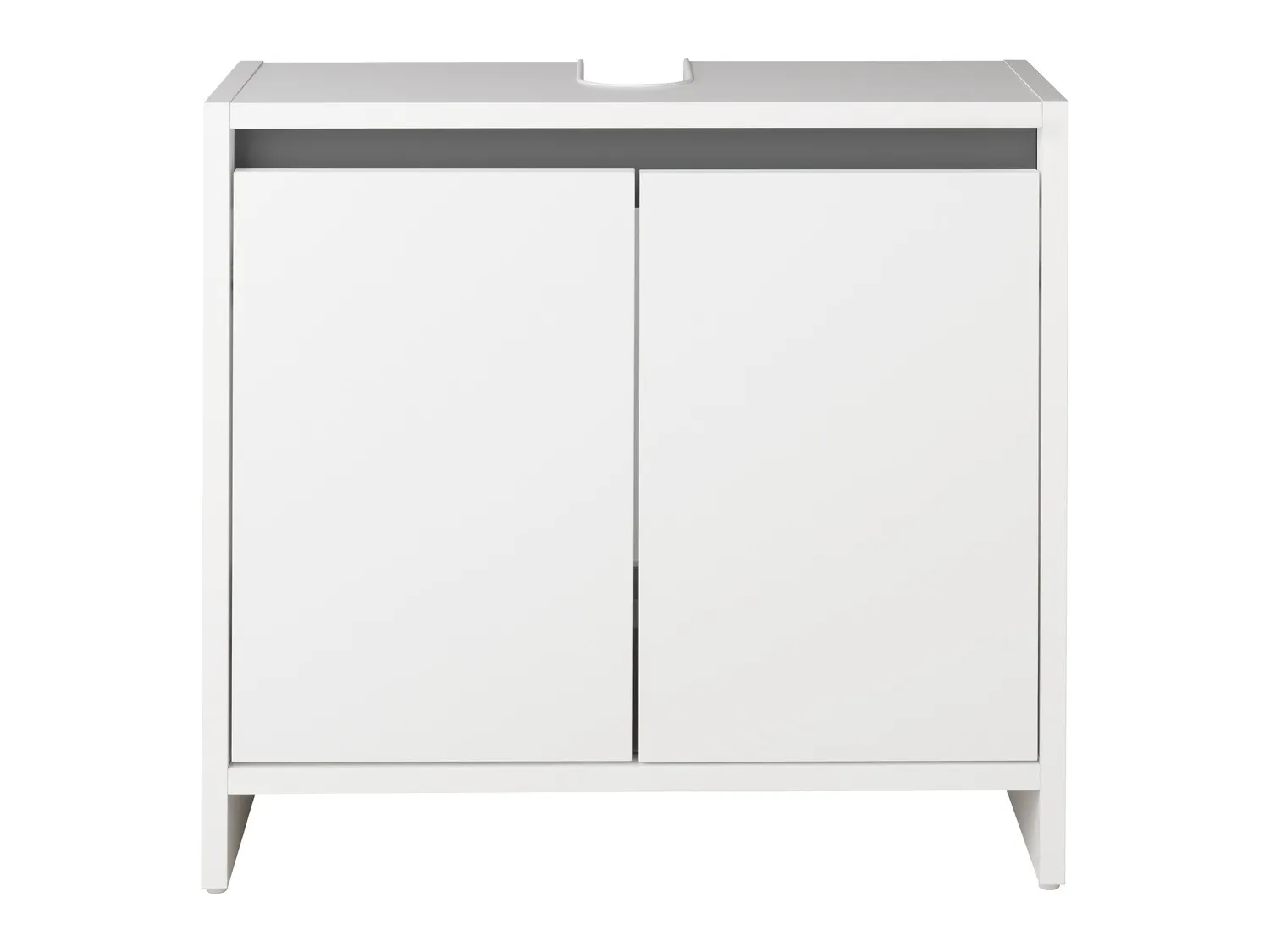 LIVARNO home Meuble sous-vasque Oslo, 60 x 55 x 28 cm, blanc