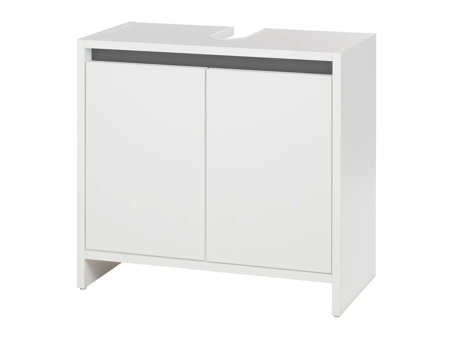 LIVARNO home Meuble sous-vasque Oslo, 60 x 55 x 28 cm, blanc