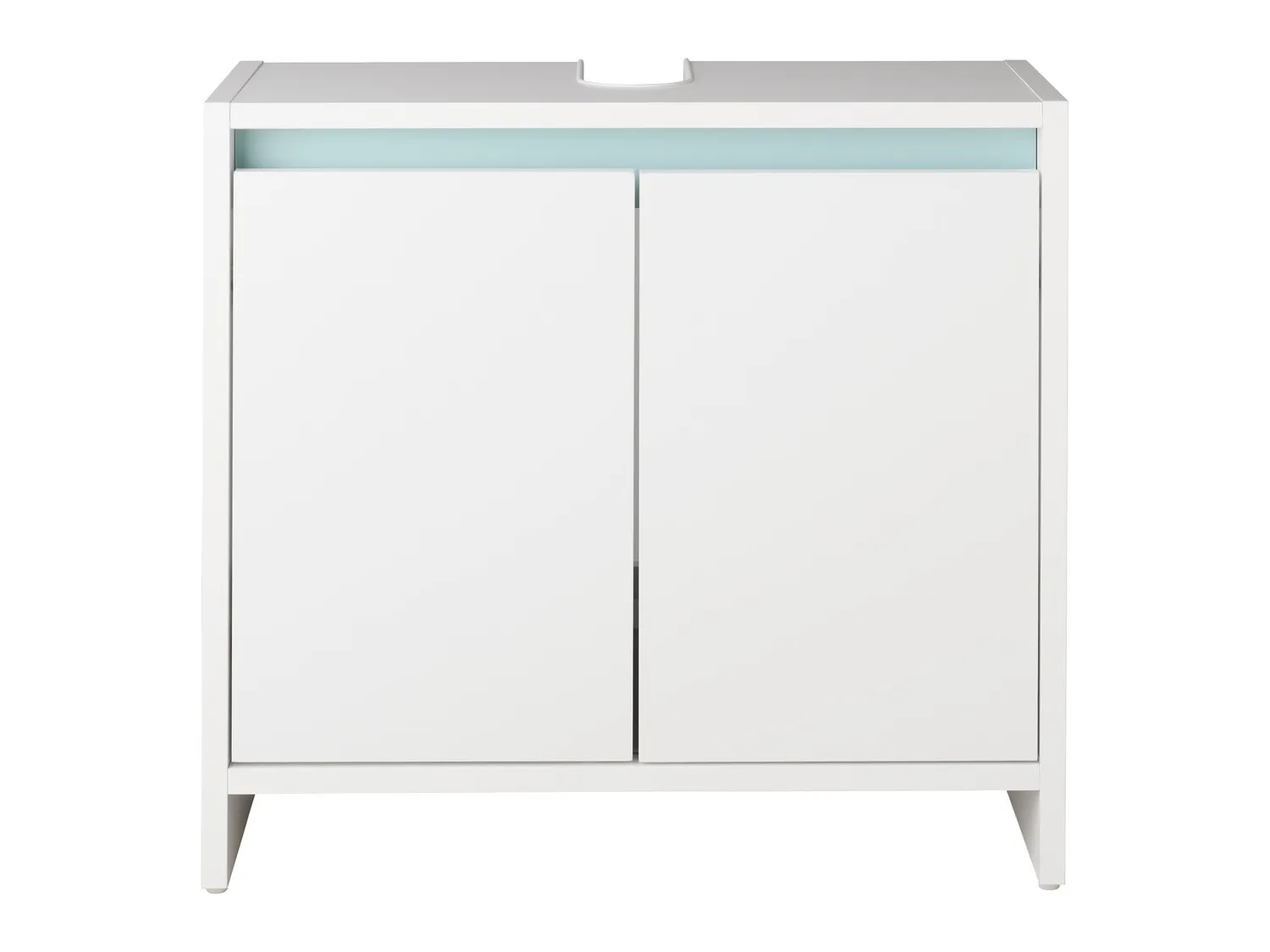 LIVARNO home Meuble sous-vasque Oslo, 60 x 55 x 28 cm, blanc