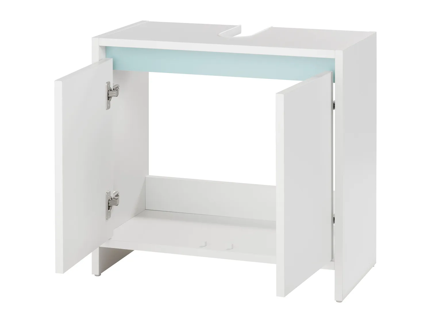 LIVARNO home Meuble sous-vasque Oslo, 60 x 55 x 28 cm, blanc