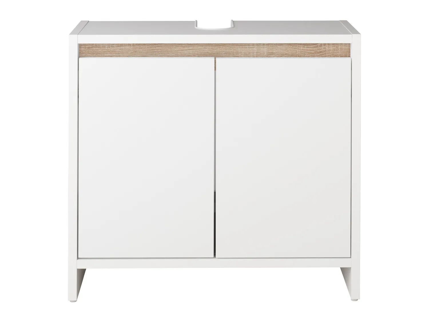 LIVARNO home Meuble sous-vasque Oslo, 60 x 55 x 28 cm, blanc