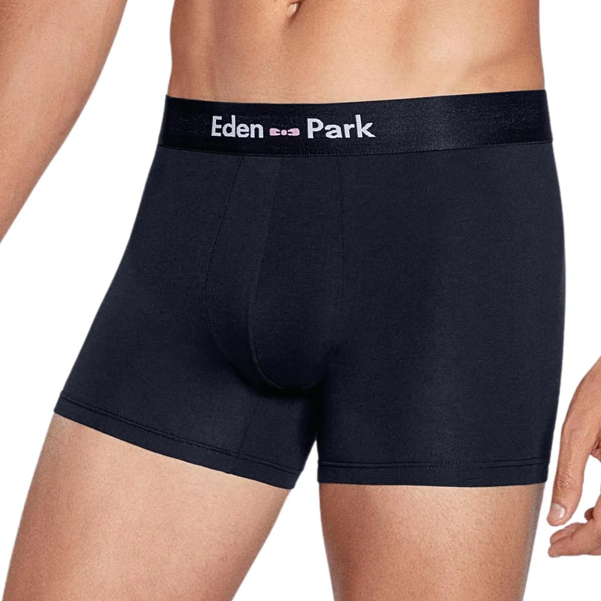 Lot de 2 Boxers Eden Park avec deux coloris bleu marine et rose