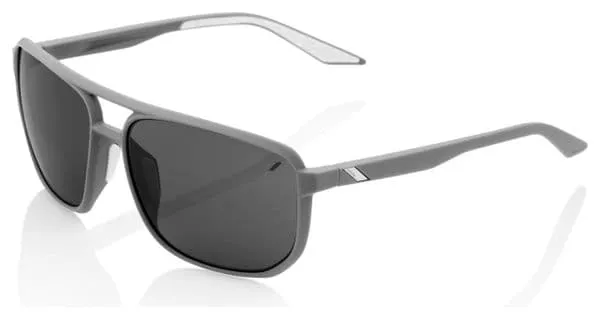 Lunettes 100% Konnor Soft Tact Gris / Smoke Lens