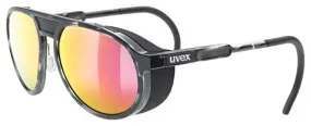 Lunettes Uvex Mtn Classic P Noir/Verres Miroir Rose