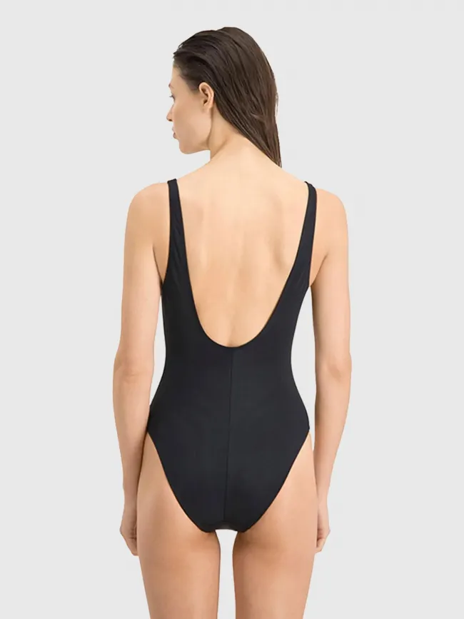 Maillot de bain 1 pièce logo noir femme - Puma | wimod