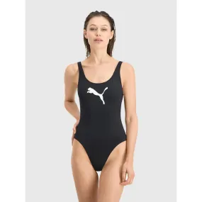 Maillot de bain 1 pièce logo noir femme - Puma | wimod