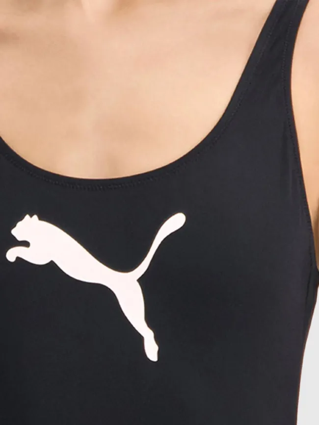 Maillot de bain 1 pièce logo noir femme - Puma | wimod