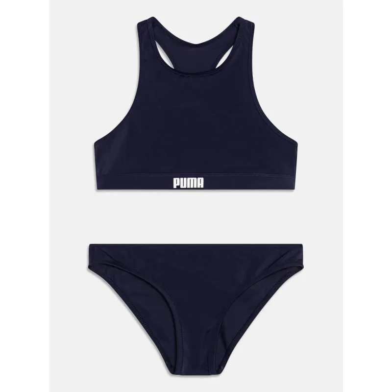 Maillot de bain 2 pièce racerback bleu fille - Puma | wimod