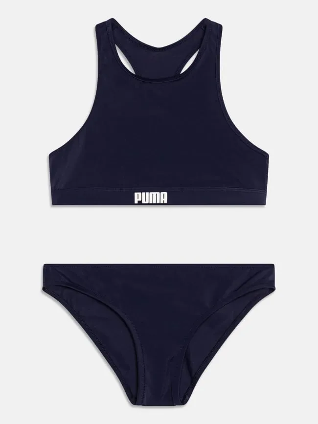 Maillot de bain 2 pièce racerback bleu fille - Puma | wimod