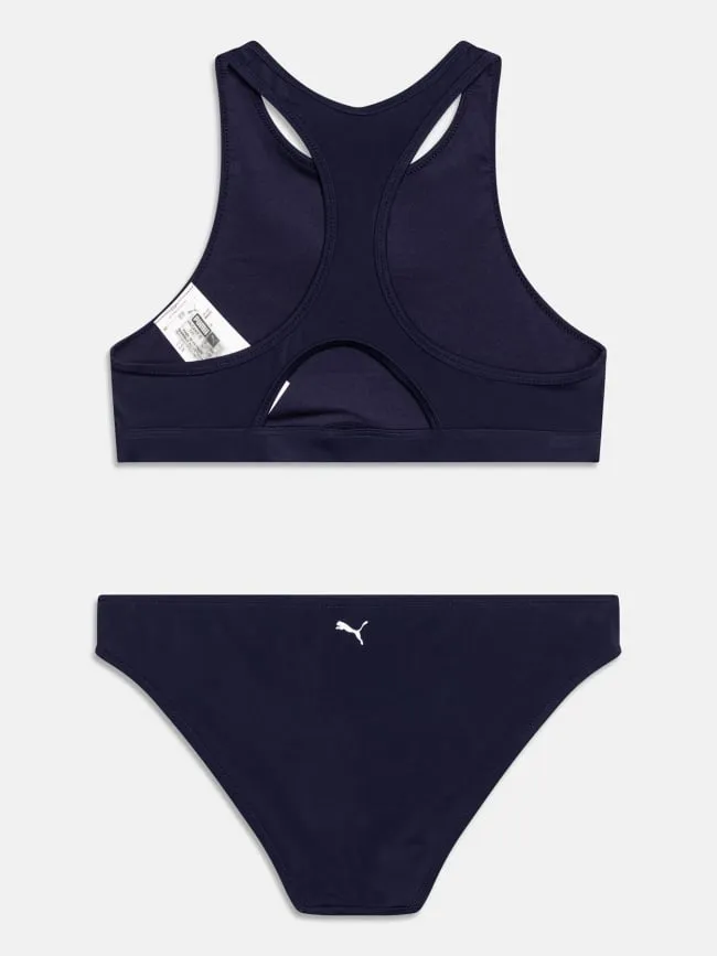 Maillot de bain 2 pièce racerback bleu fille - Puma | wimod