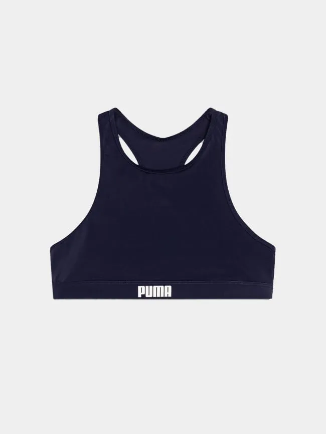 Maillot de bain 2 pièce racerback bleu fille - Puma | wimod