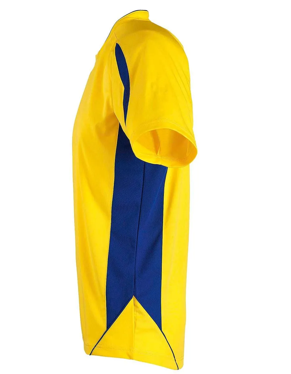 Maillot de foot adulte MARACANA 01638 - jaune et bleu roi 