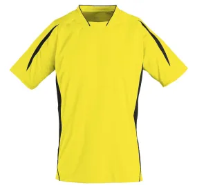 Maillot de foot adulte MARACANA 01638 - jaune et noir 