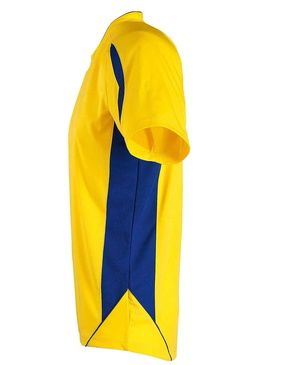 Maillot de foot enfant MARACANA KIDS 01639 - jaune et bleu roi 