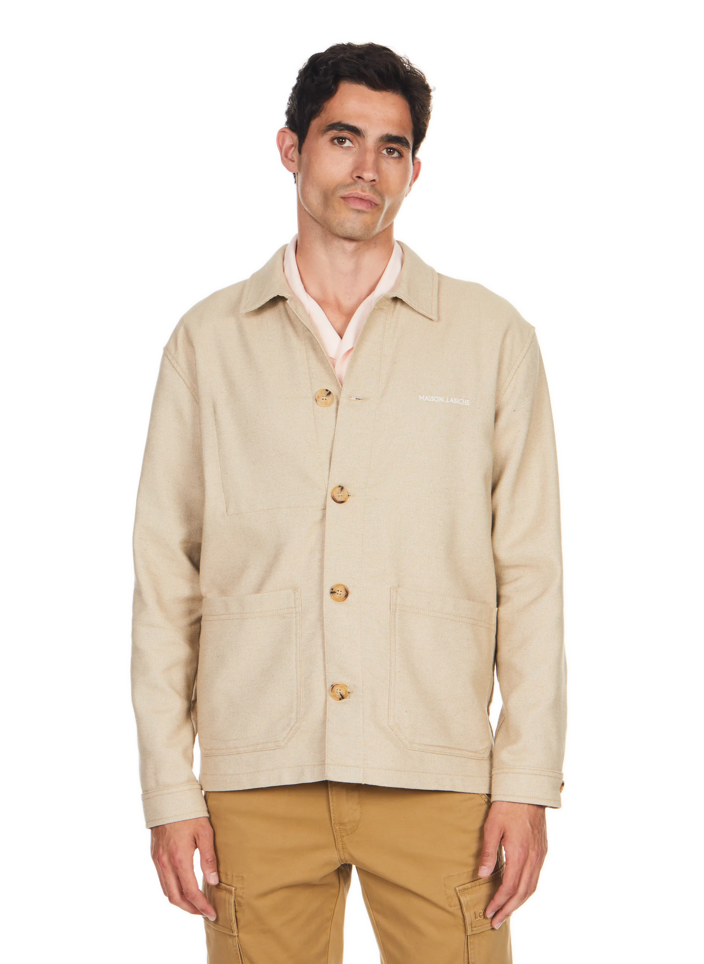 MAISON LABICHE  Veste Sebasto légère en coton - Beige